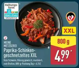 Aldi Nord Paprika-Schinken-geschnetzeltes XXL Angebot