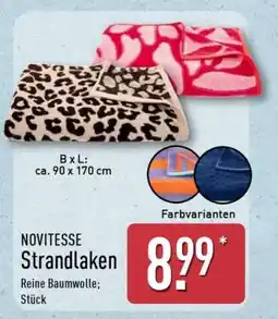 Aldi Nord NOVITESSE Strandlaken Angebot