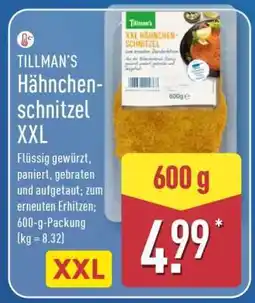 Aldi Nord TILLMAN'S Hähnchenschnitzel XXL Angebot