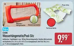 Aldi Nord Wasserhängematte/Pool-Sitz Angebot