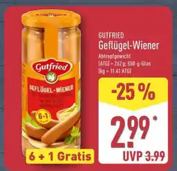 Aldi Nord GUTFRIED Geflügel-Wiener Angebot