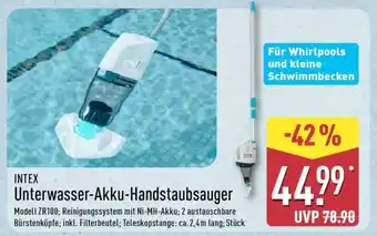Aldi Nord INTEX Unterwasser-Akku-Handstaubsauger Angebot