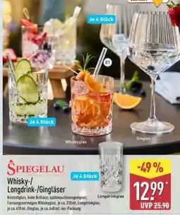 Aldi Nord Whisky-/Longdrink-/Gingläser Angebot