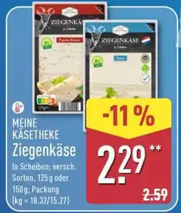 Aldi Nord MEINE KÄSETHEKE Ziegenkäse Angebot