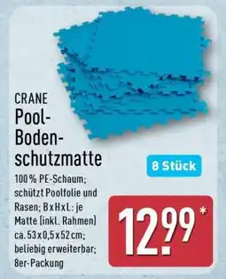 Aldi Nord CRANE Pool-Bodenschutzmatte Angebot