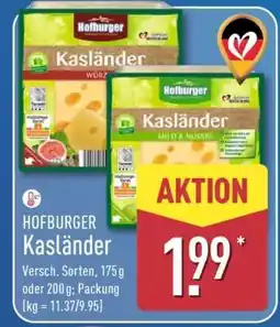 Aldi Nord Hofburger Kasländer Angebot