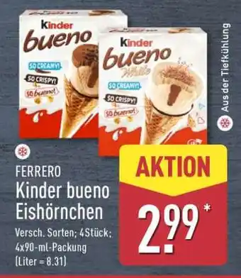 Aldi Nord Kinder bueno Eishörnchen Angebot