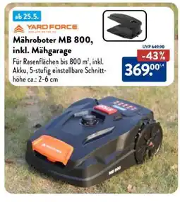 Aldi Nord Mähroboter MB 800, inkl. Mähgarage Angebot