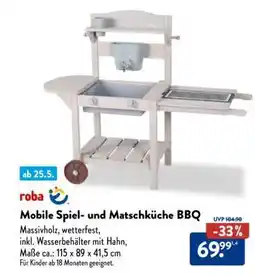 Aldi Nord Mobile Spiel- und Matschküche BBQ Angebot