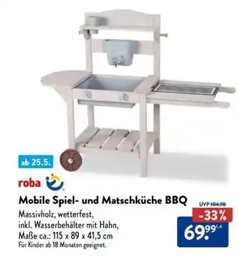 Aldi Nord Mobile Spiel- und Matschküche BBQ Angebot