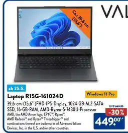 Aldi Nord Laptop R15G-161024D Angebot