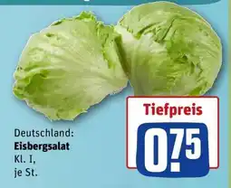 REWE Eisbergsalat Angebot