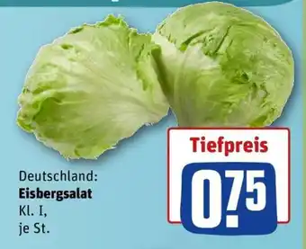 REWE Eisbergsalat Angebot