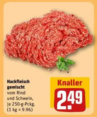 REWE Hackfleisch gemischt Angebot