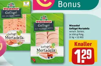 REWE Wiesenhof Geflügel Mortadella Angebot