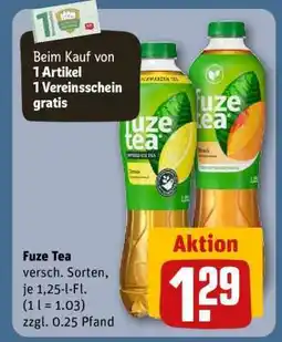 REWE Fuze Tea Angebot