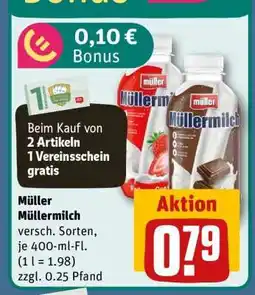 REWE MÜLLER Müllermilch Angebot