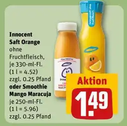 REWE Innocent Saft Orange Angebot