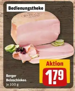REWE Berger Beinschinken Angebot