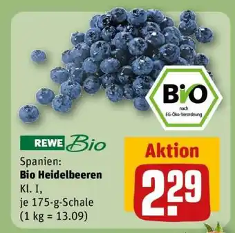 REWE Bio Heidelbeeren Angebot