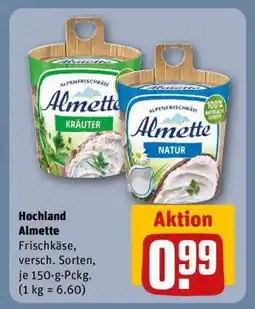 REWE Hochland Almette Angebot