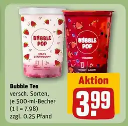 REWE Bubble Tea Angebot