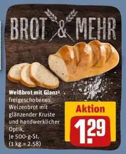 REWE Weißbrot mit Glanz² Angebot