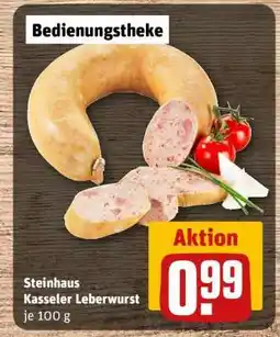 REWE STEINHAUS Kasseler Leberwurst Angebot