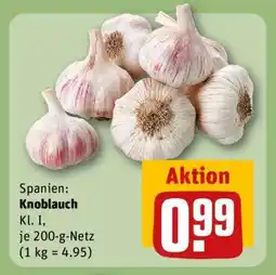 REWE Knoblauch Angebot