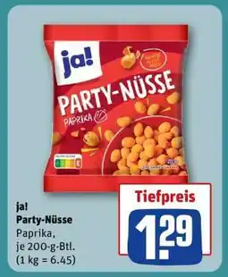 REWE ja! Party-Nüsse Angebot