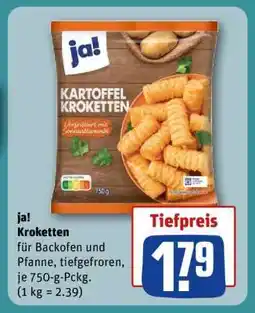 REWE ja! Kroketten Angebot