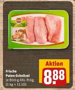 REWE Frische Puten Schnitzel Angebot