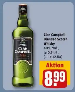 REWE Clan Campbell Blended Scotch Whisky Angebot