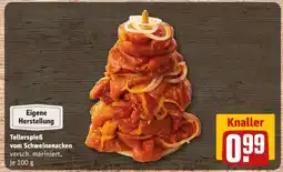 REWE Tellerspieß vom Schweinenacken Angebot