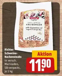 REWE Richter Schweine-Nackensteaks Angebot