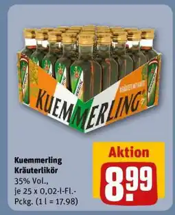REWE KUEMMERLING Kräuterlikör Angebot