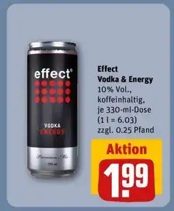 REWE Effect Vodka & Energy Angebot