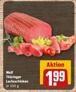 REWE Wolf Thüringer Lachsschinken Angebot