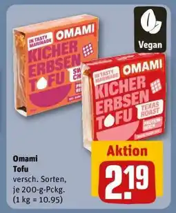 REWE Omami Tofu Angebot