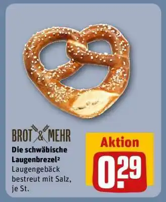 REWE Die schwäbische Laugenbrezel Angebot