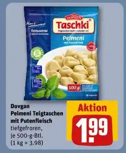 REWE Dovgan Pelmeni Teigtaschen mit Putenfleisch Angebot