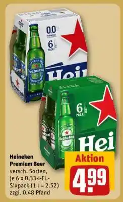 REWE Heineken Premium Beer Angebot