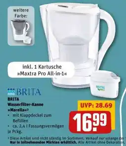 REWE Brita Wasserfilter-Kanne „Marella“ Angebot