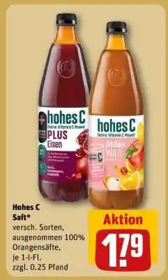 REWE Hohes C Saft Angebot