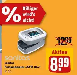 REWE sanitas Pulsoximeter SPO 18 Angebot