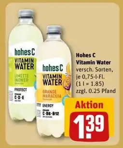 REWE HOHES C Vitamin Water Angebot
