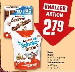 REWE Kinder Bueno oder Schoko-Bons Angebot