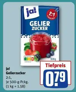 REWE ja! Gelierzucker Angebot