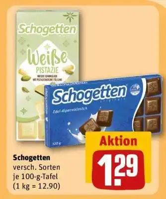 REWE Schogetten Angebot