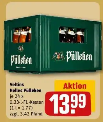 REWE Veltins Helles Pülleken Angebot